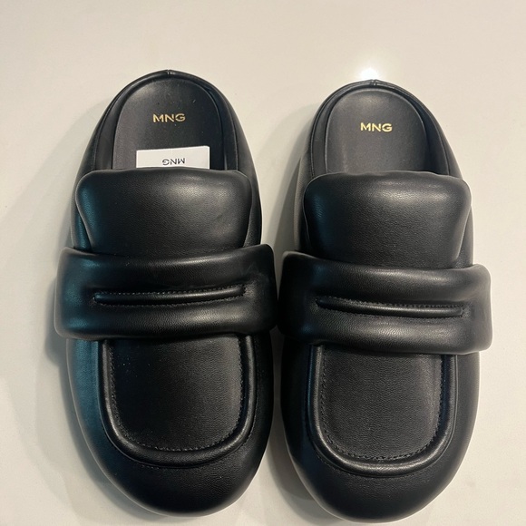 New Never worn MANGO Quilted slingback loafer    size 40 - Picture 3 of 8